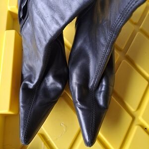 Nine West Black Leather Boots